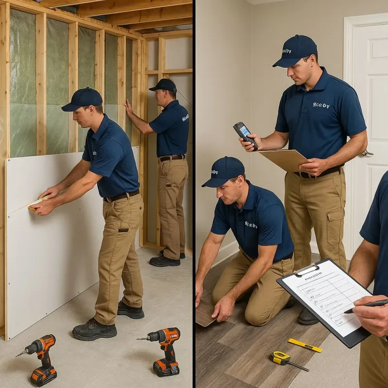 Repairs and Reconstruction process in Wasco County, OR